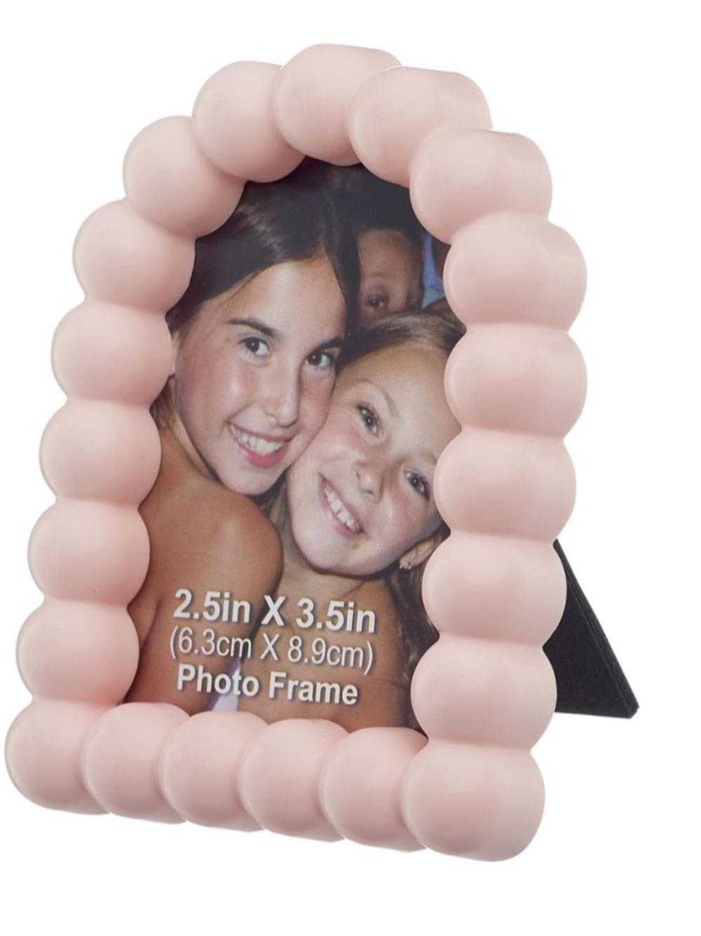 Kids Pink Bubble Photo Frame - Classic Cute Desk Frame